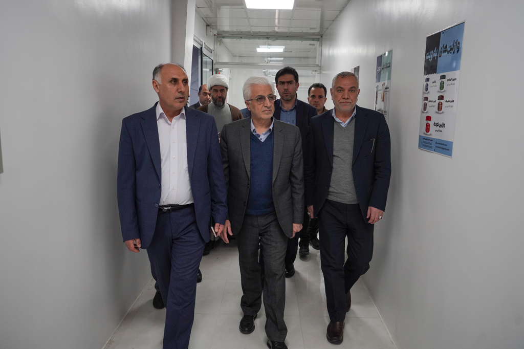 دکتر هانی قربان زاده به همراه استاندار خراسان شمالی و فرماندار شهرستان بجتورد