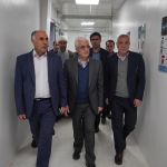 دکتر هانی قربان زاده به همراه استاندار خراسان شمالی و فرماندار شهرستان بجتورد